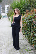 TEK OMUZ GOLD DETAYLI İKİLİ  TAKIM