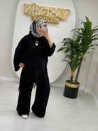 GHİSA MARKA AKSESUAR VE DANTEL DETAYLI TAKIM