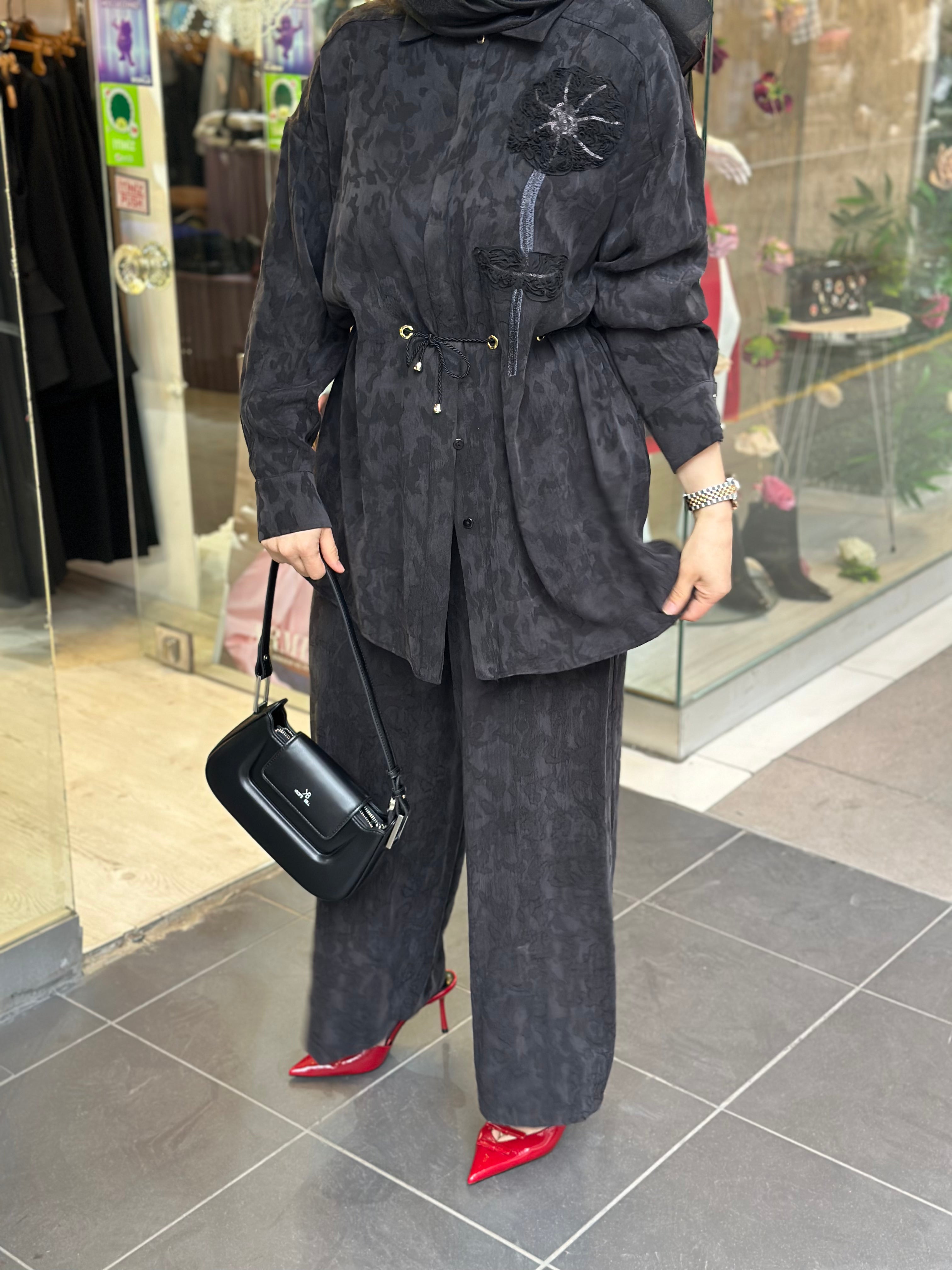 İPEK KUPRA BAĞCIKLI TAKIM