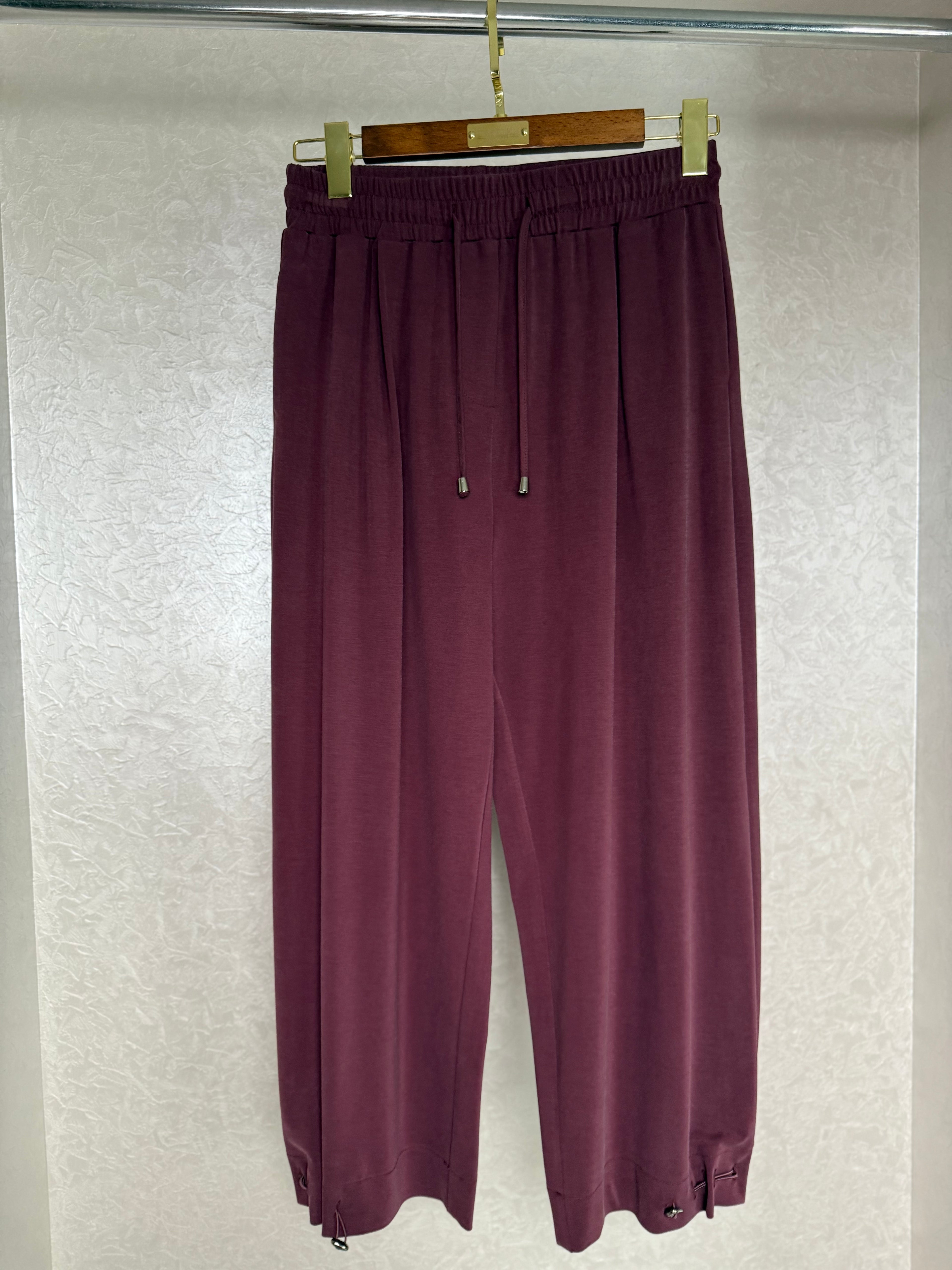 BAMBU KUMAŞ LASTİKLİ PANTOLON