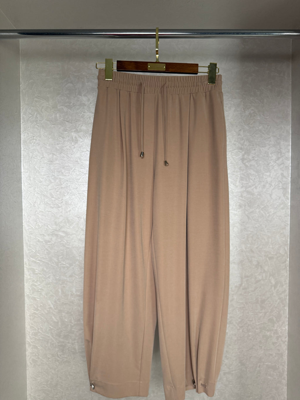 BAMBU KUMAŞ LASTİKLİ PANTOLON