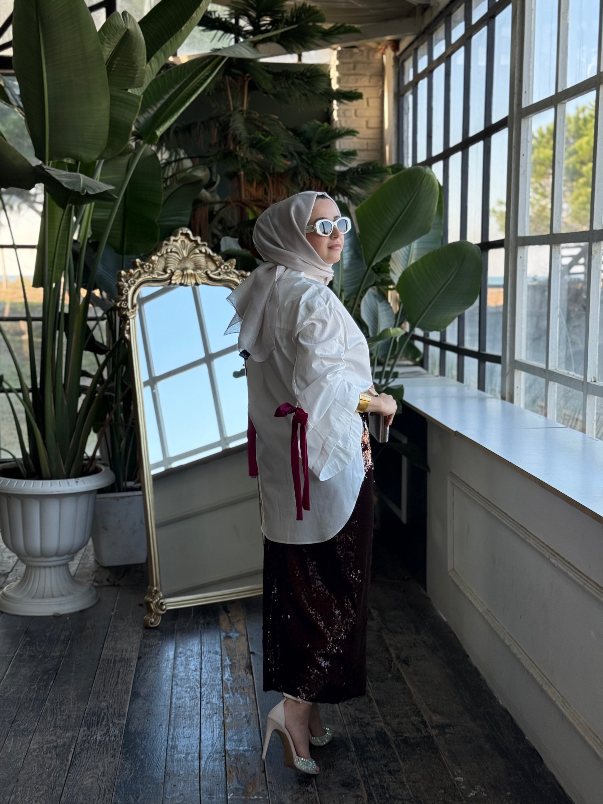 VUU MARKA FİYONK DETAYLI GÖMLEK