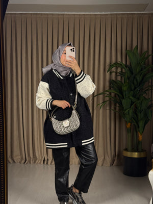 GHİSA MARKA TAŞ DETAYLI MONT