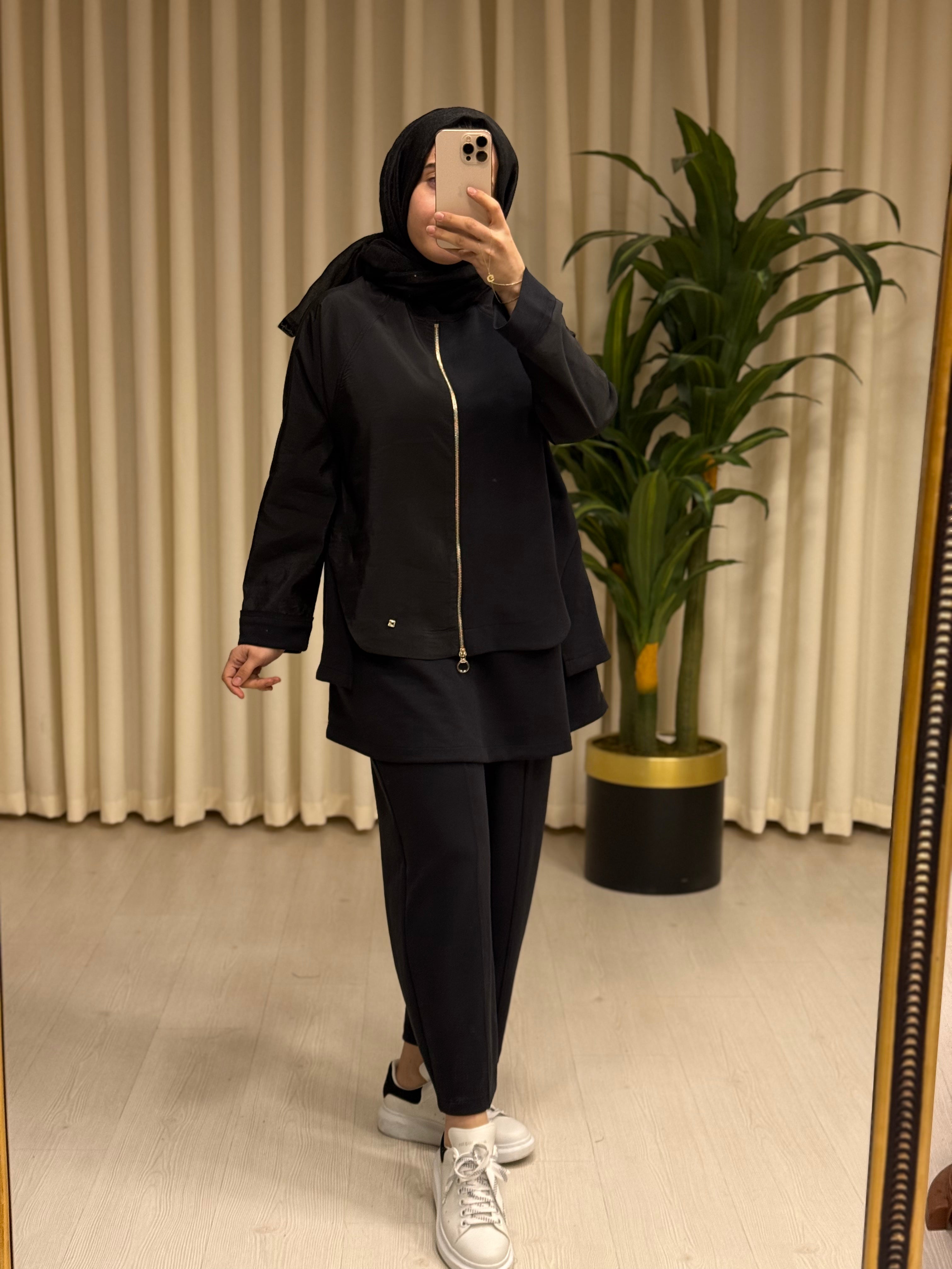 GHİSA MARKA GOLD FERMUAR AKSESUARLI TAKIM