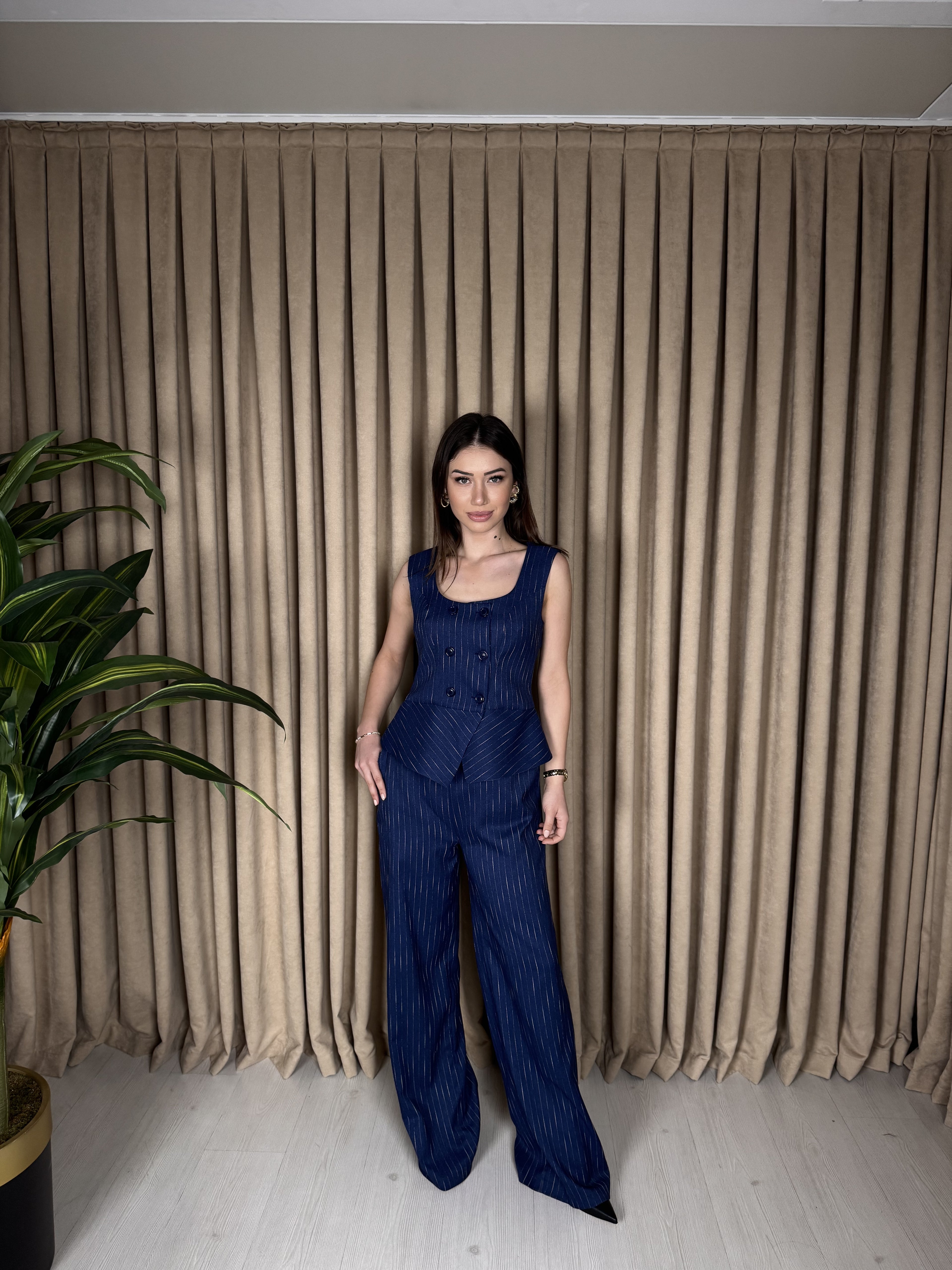 MİLESTONE MARKA  ÇİZGİLİ TUNİK