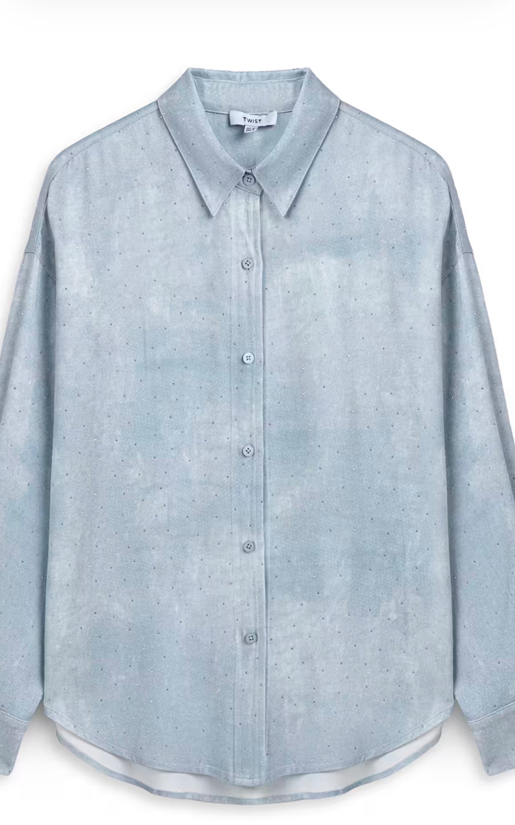 TWİST MARKA HOTFİX BASKILI GÖMLEK VE BELİ LASTİKLİ BOL PANTOLON