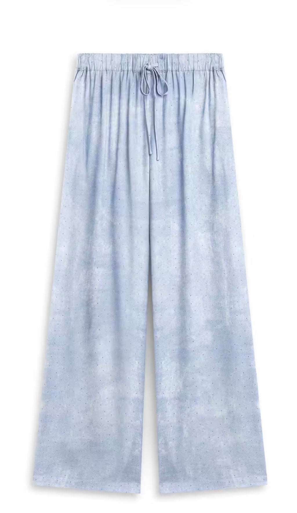 TWİST MARKA HOTFİX BASKILI GÖMLEK VE BELİ LASTİKLİ BOL PANTOLON