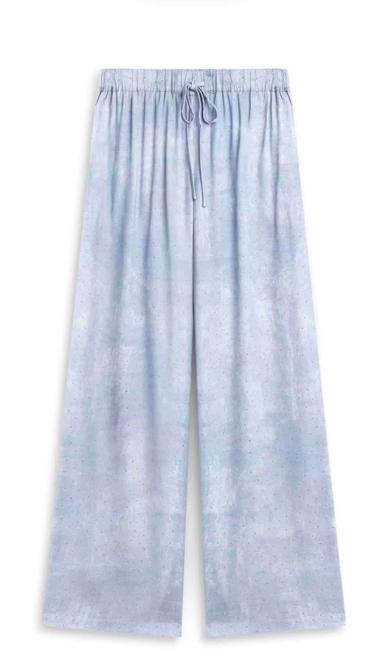 TWİST MARKA HOTFİX BASKILI GÖMLEK VE BELİ LASTİKLİ BOL PANTOLON