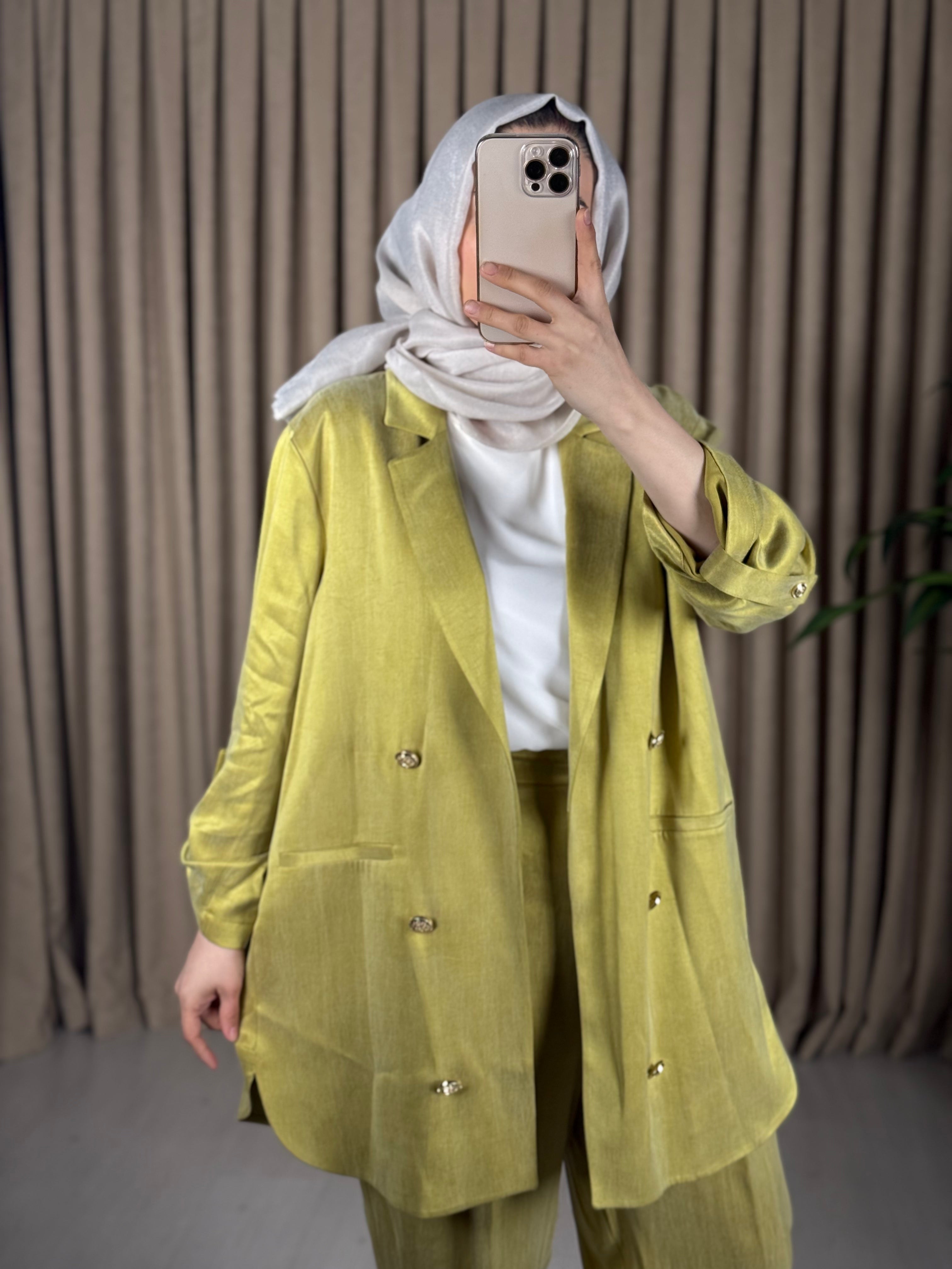 GHİSA MARKA İPEK KUPRA TAKIM