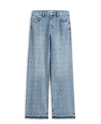 TWİST MARKA RENKLİ HOTFİX BASKILI JEAN PANTOLON