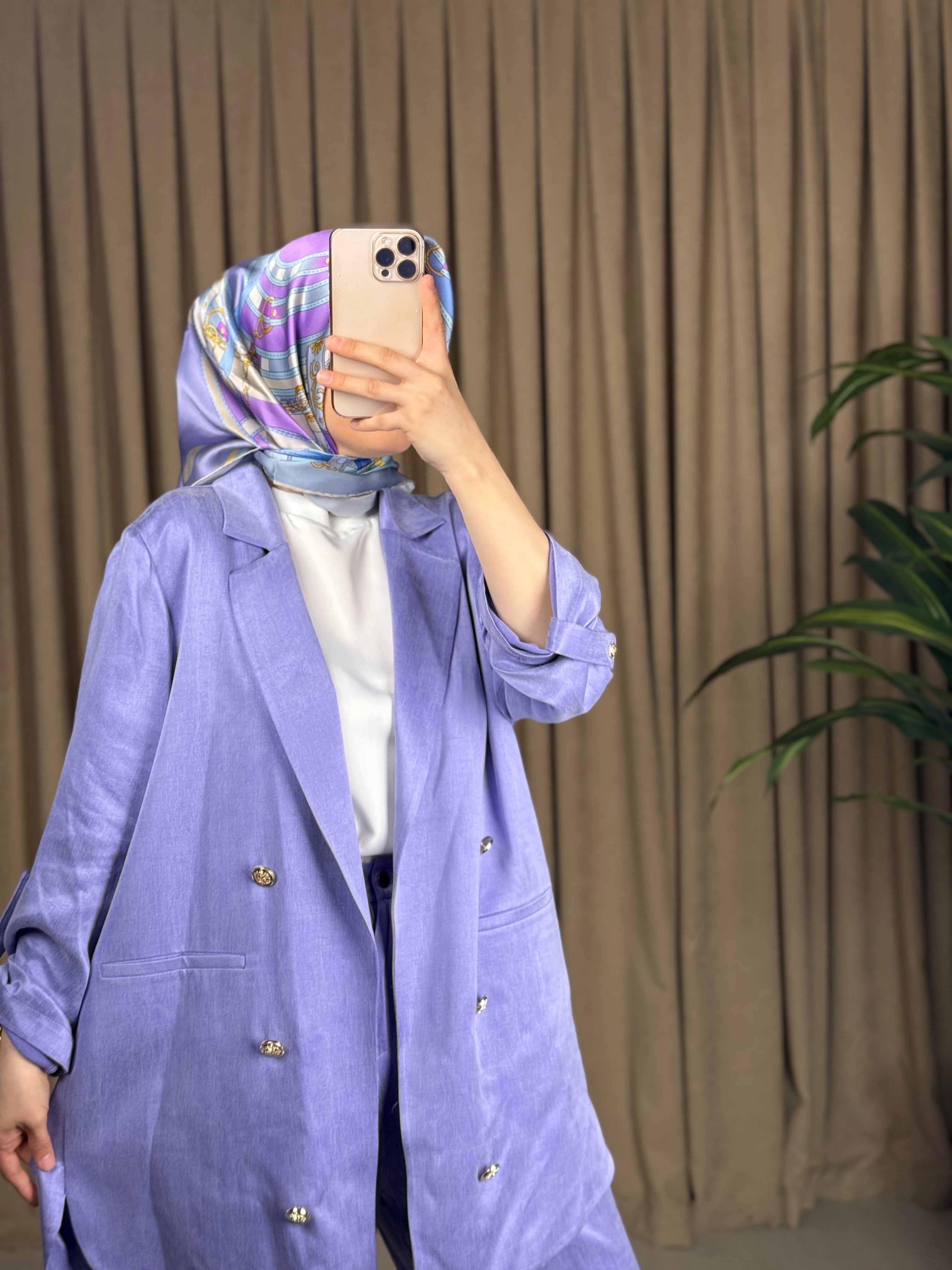 GHİSA MARKA İPEK KUPRA TAKIM